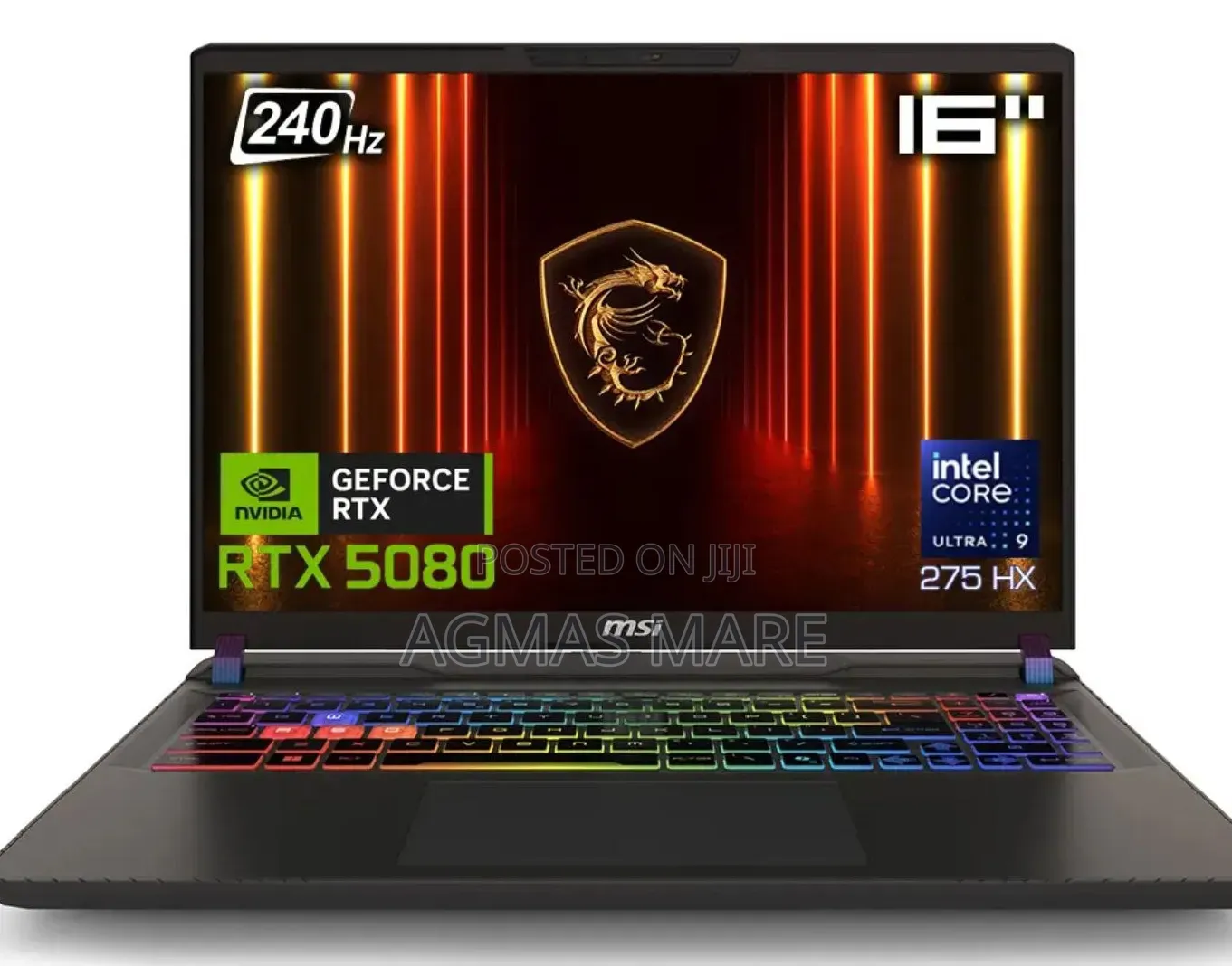 New Laptop MSI Vector 16 HX AI A2XWIG 32GB Intel Core Ultra 9 SSD 512GB