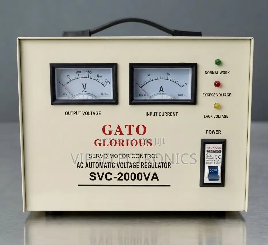 GATO GLORIOUS Stabilizer Servo Motor Control AC Automatic SVC-2000VA)