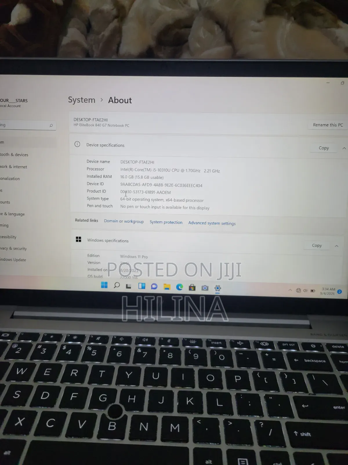 New Laptop HP EliteBook 840 16GB Intel Core i5 SSD 512GB