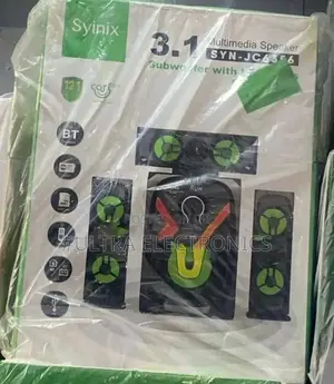 Syinix 3-in-1 Speaker System Powerful Sound • Deep Bass • Prem