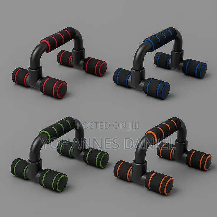 4 Different Color Pushup Bars