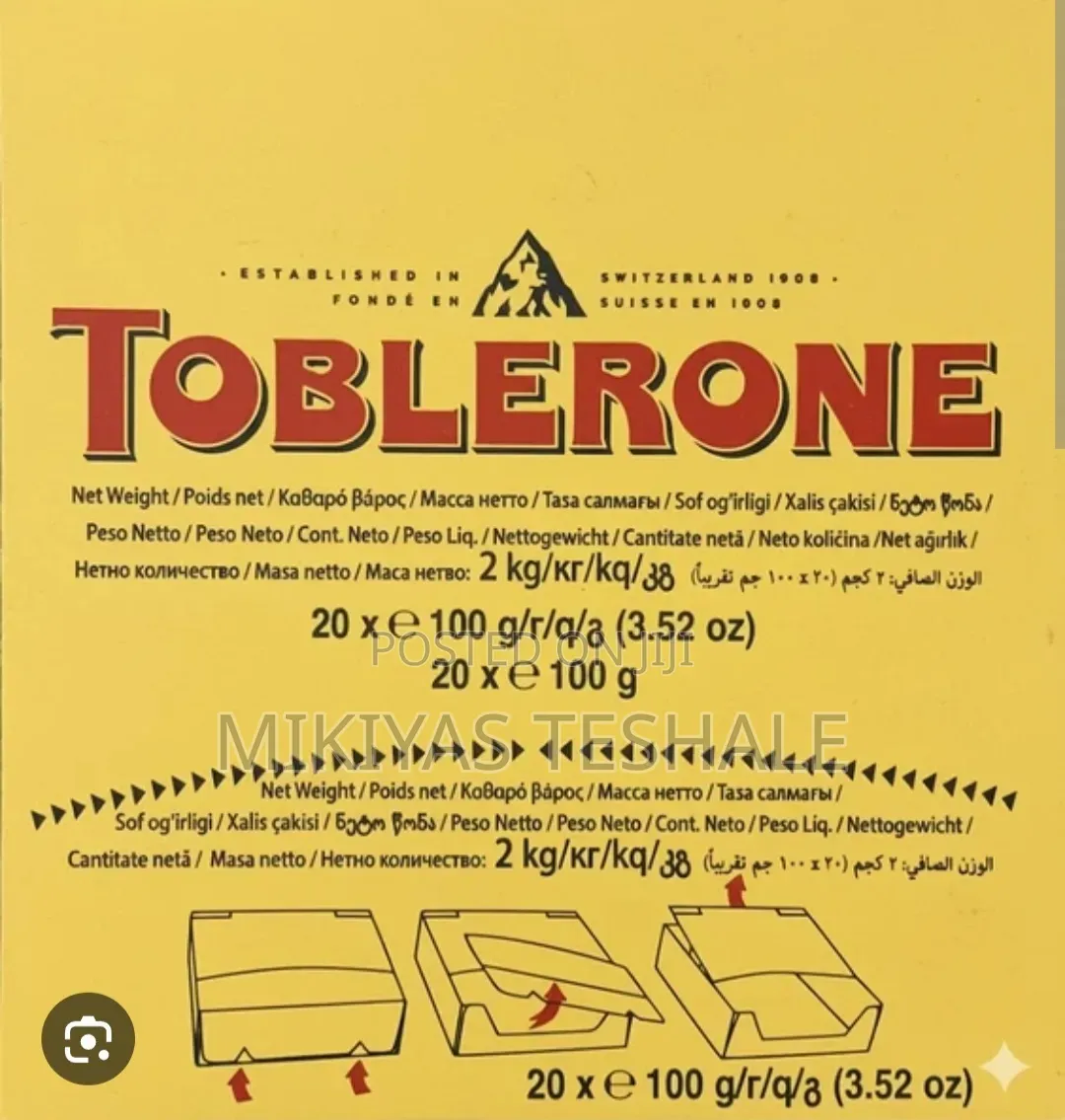 Toblerone Chocolate