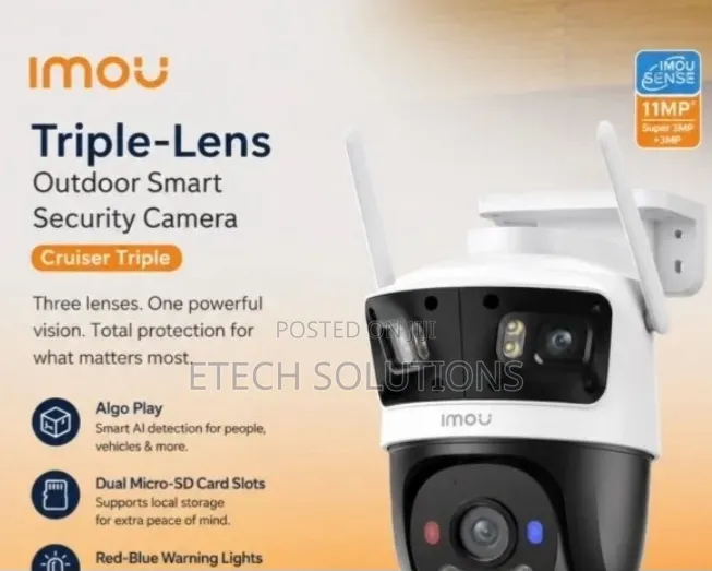 IMOU Triple Lense Security Camera 11 MP