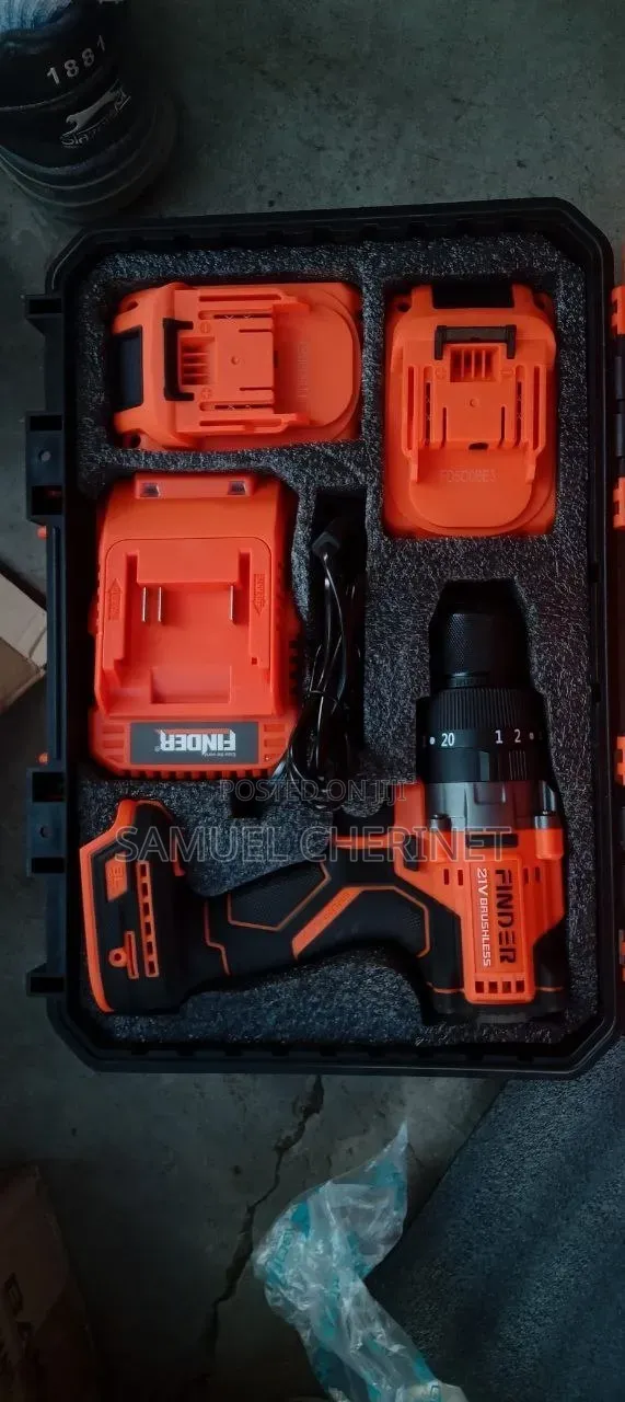 FINDER 21V Cordless Brushless Drill