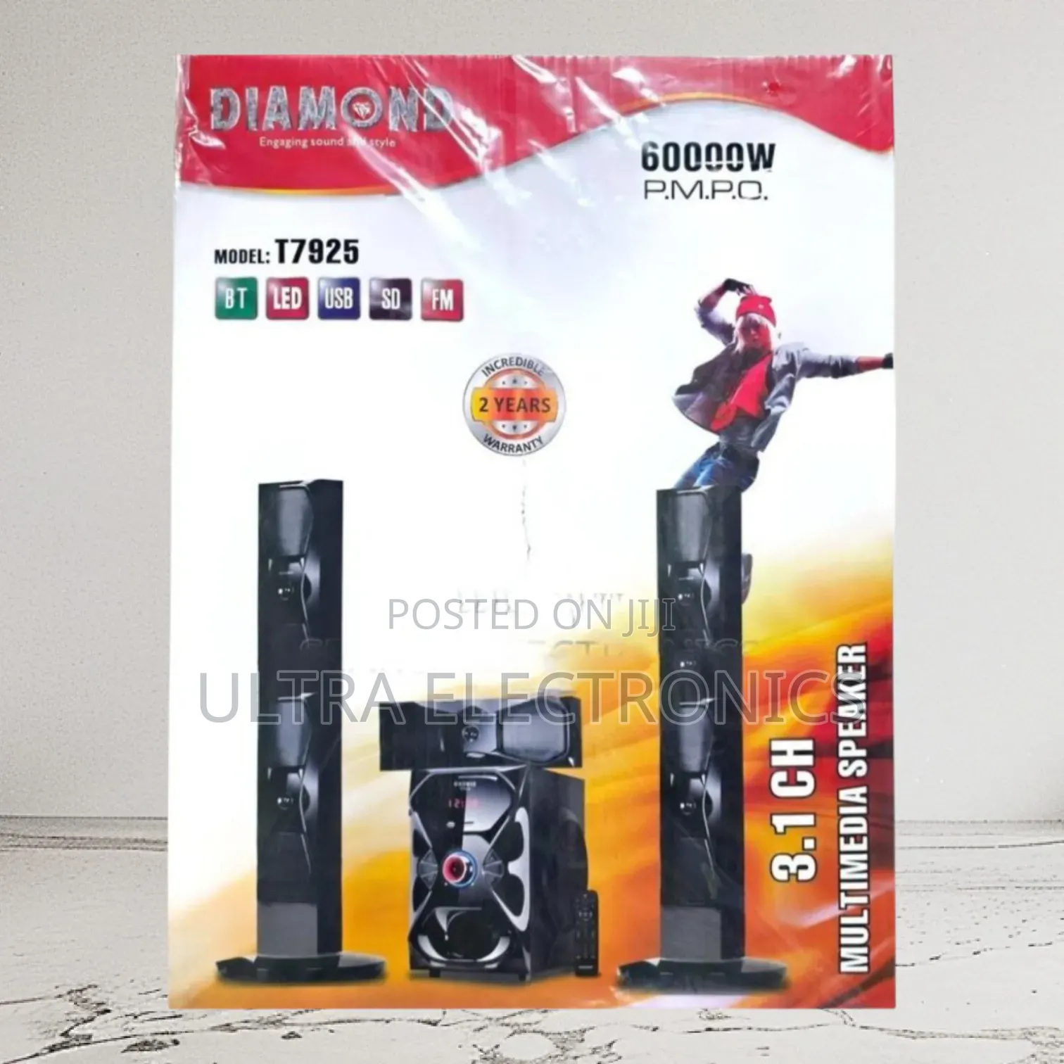 Diamond T7925 Multimedia Speaker Engaging Sound Style