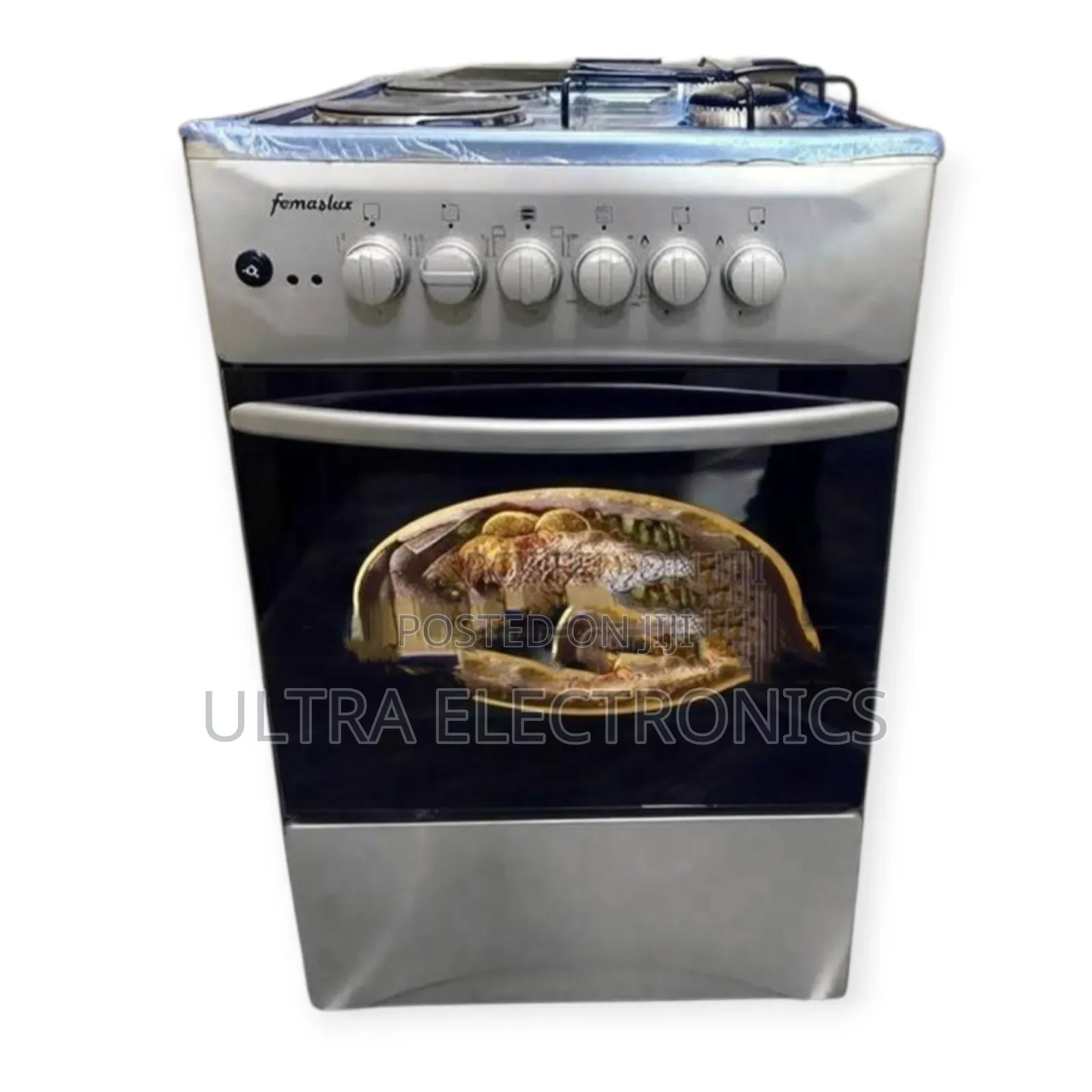 FEMASLUX 50×50 FREESTANDING COMBINATION 2 Gas Burners + 2 Electric