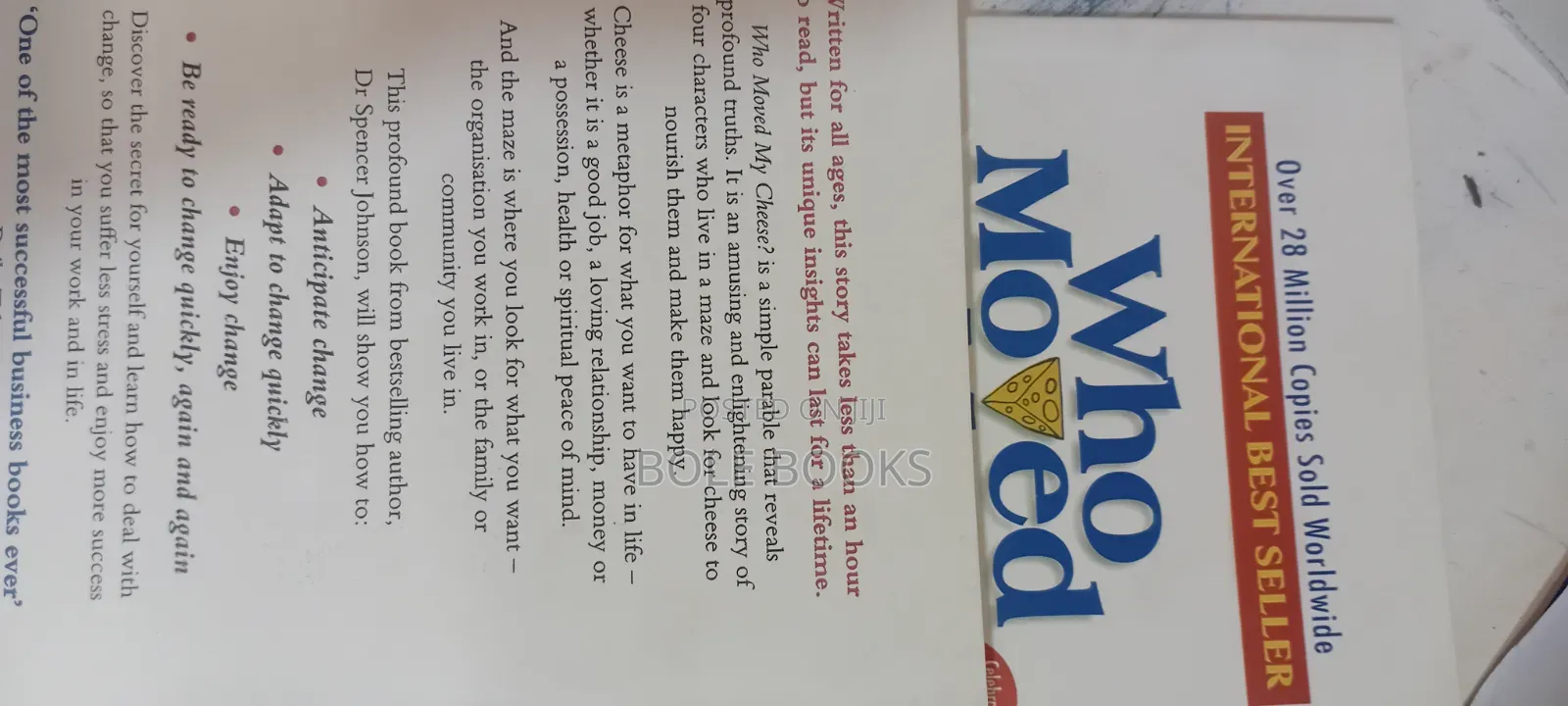 Who Moved My Cheese by Spencer Johanson