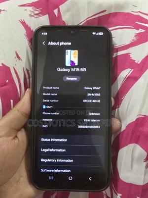 New Samsung Galaxy M15 128 GB Blue