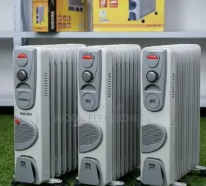 Nikura 13-Fin Oil-Filled Room Heater | 2500w + 400w Turbo Fan