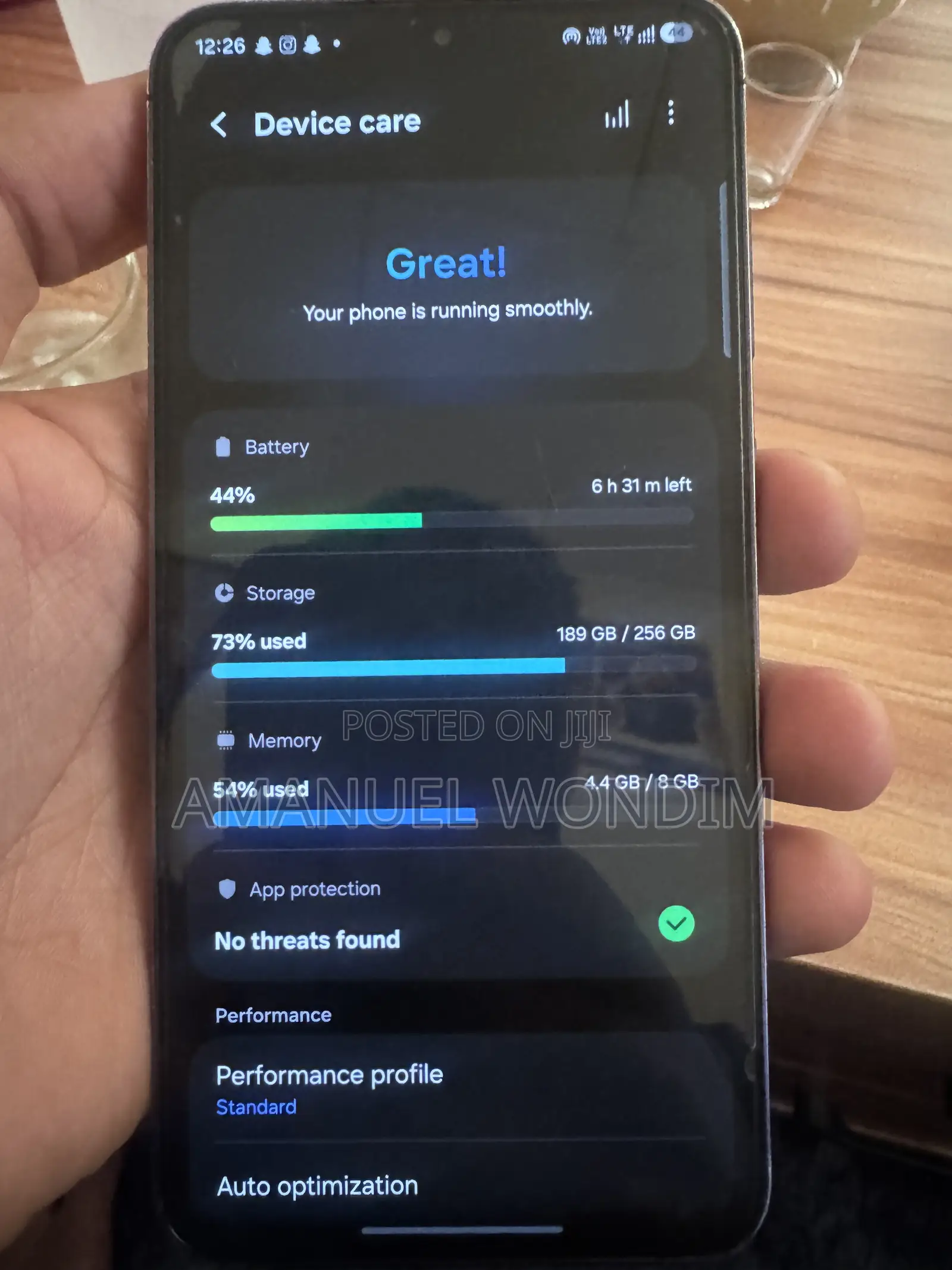Samsung Galaxy S23 Plus 256 GB Black