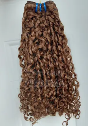 Coffee Brown Super Double Drawn Pixy 18 -INCH