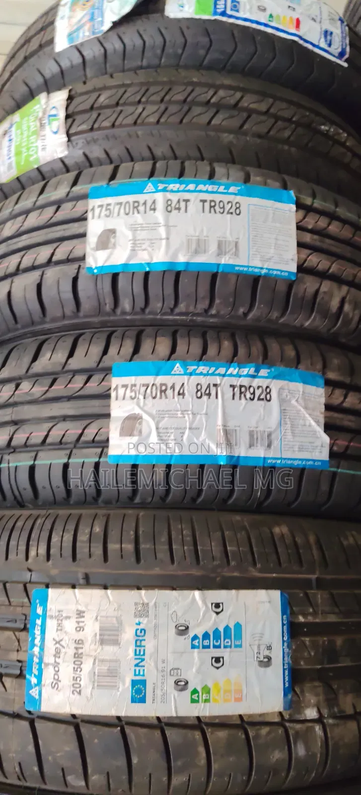 175 70 R14 Vitz Car Tyre Triangle Brand