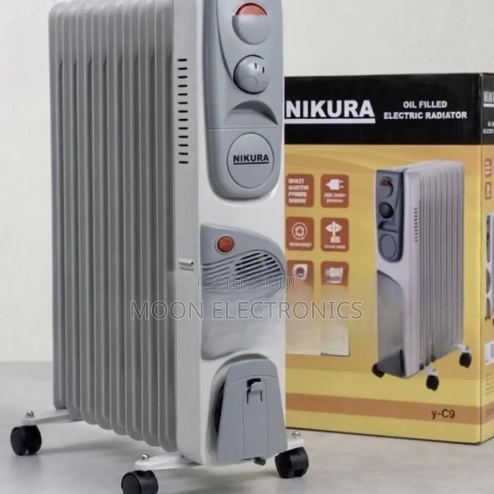 Nikura 9-Fin Oil Filled Electric Radiator