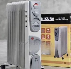 Nikura 9-Fin Oil Filled Electric Radiator