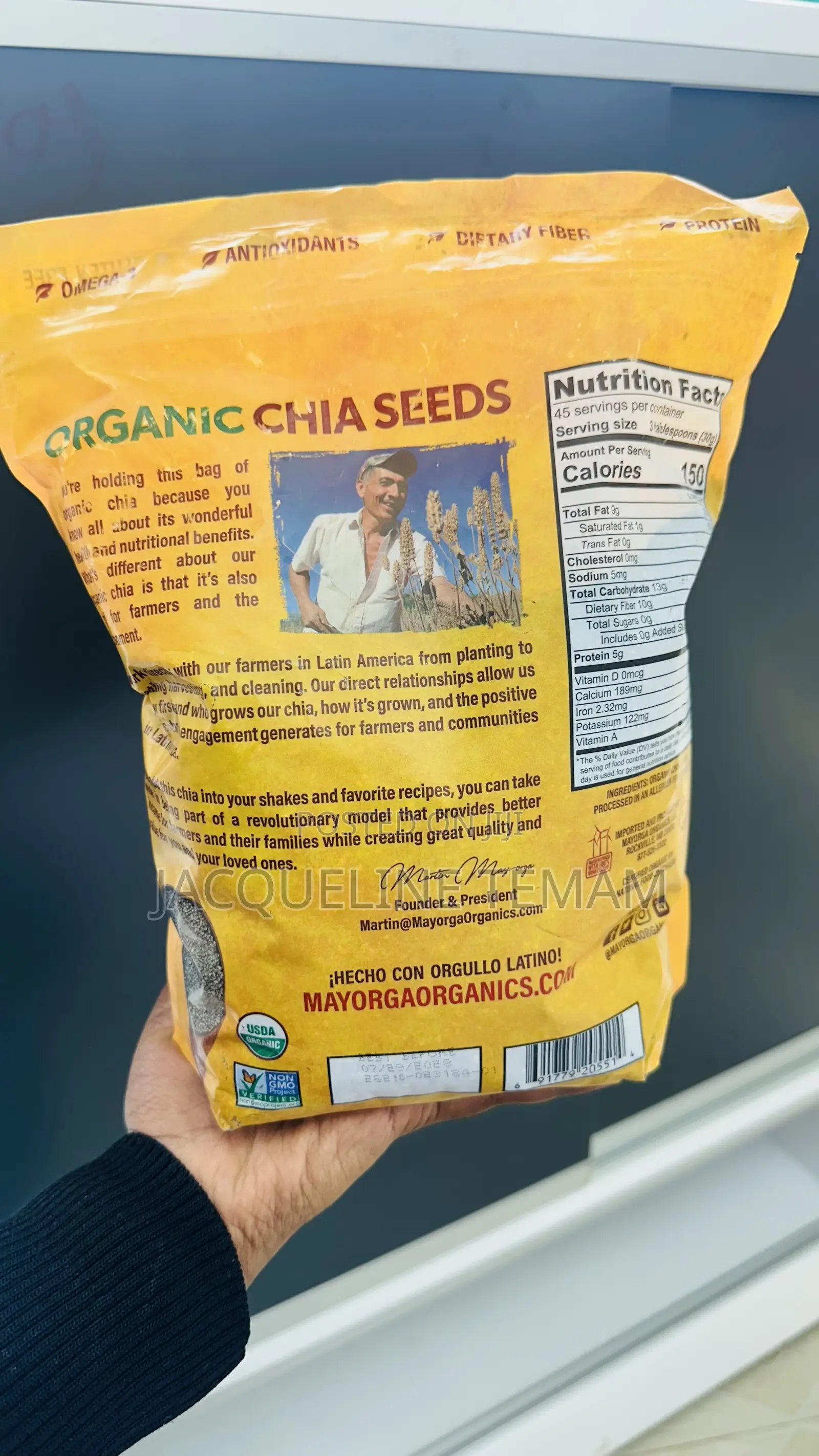 Mayorga Organics Chia Seeds
