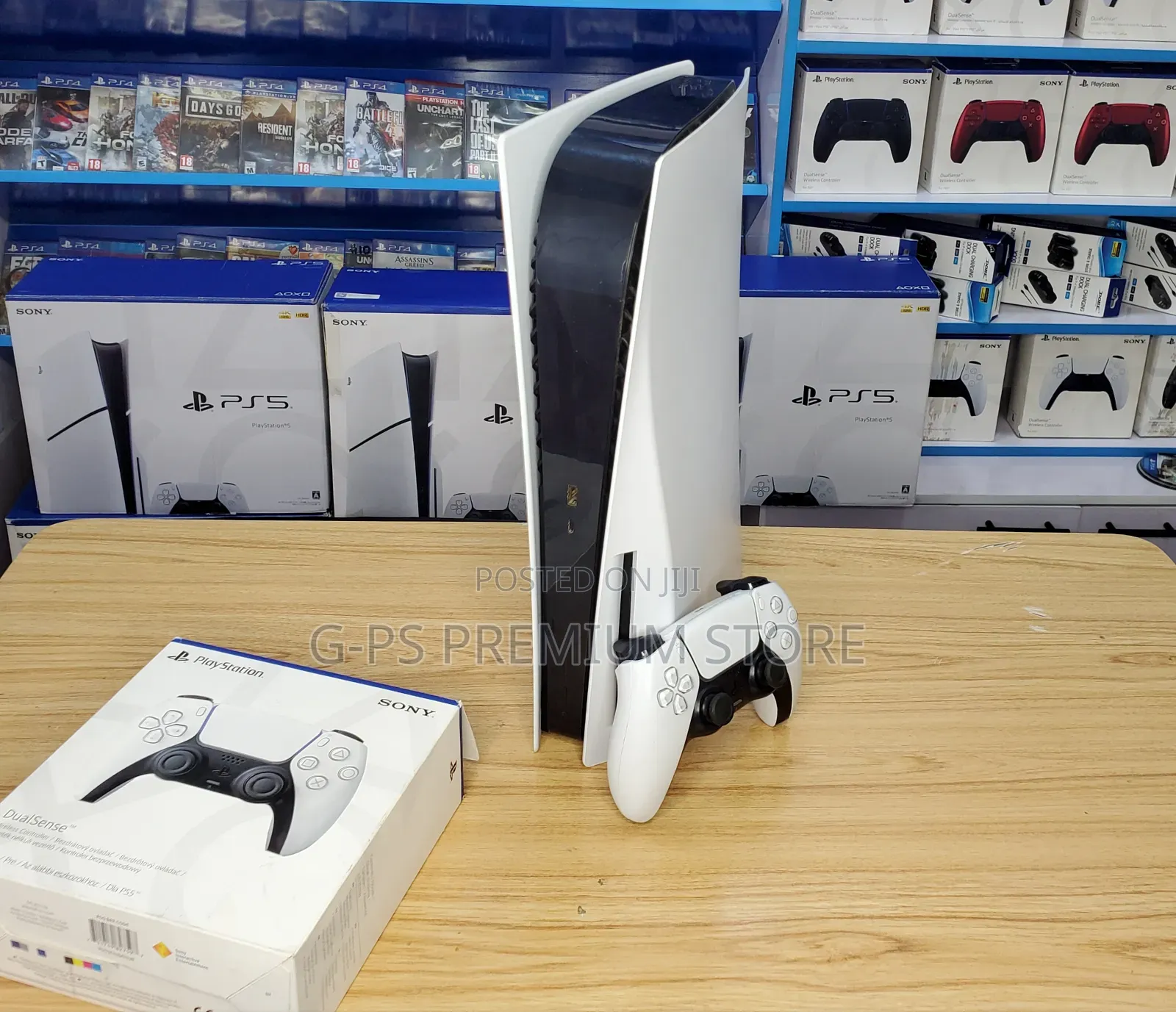  PS5 Fat ከ 1 ኦሪጅናል ጆይስቲክ እና ጌሞች ጋር