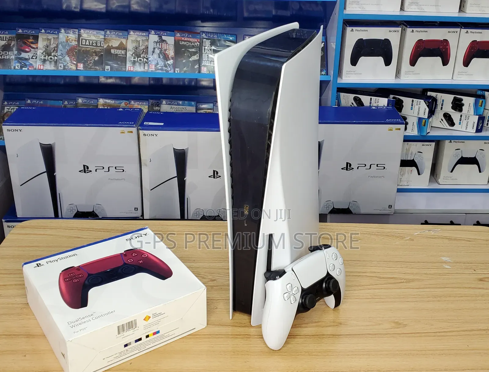  PS5 Fat ከ 1 ኦሪጅናል ጆይስቲክ እና ጌሞች ጋር