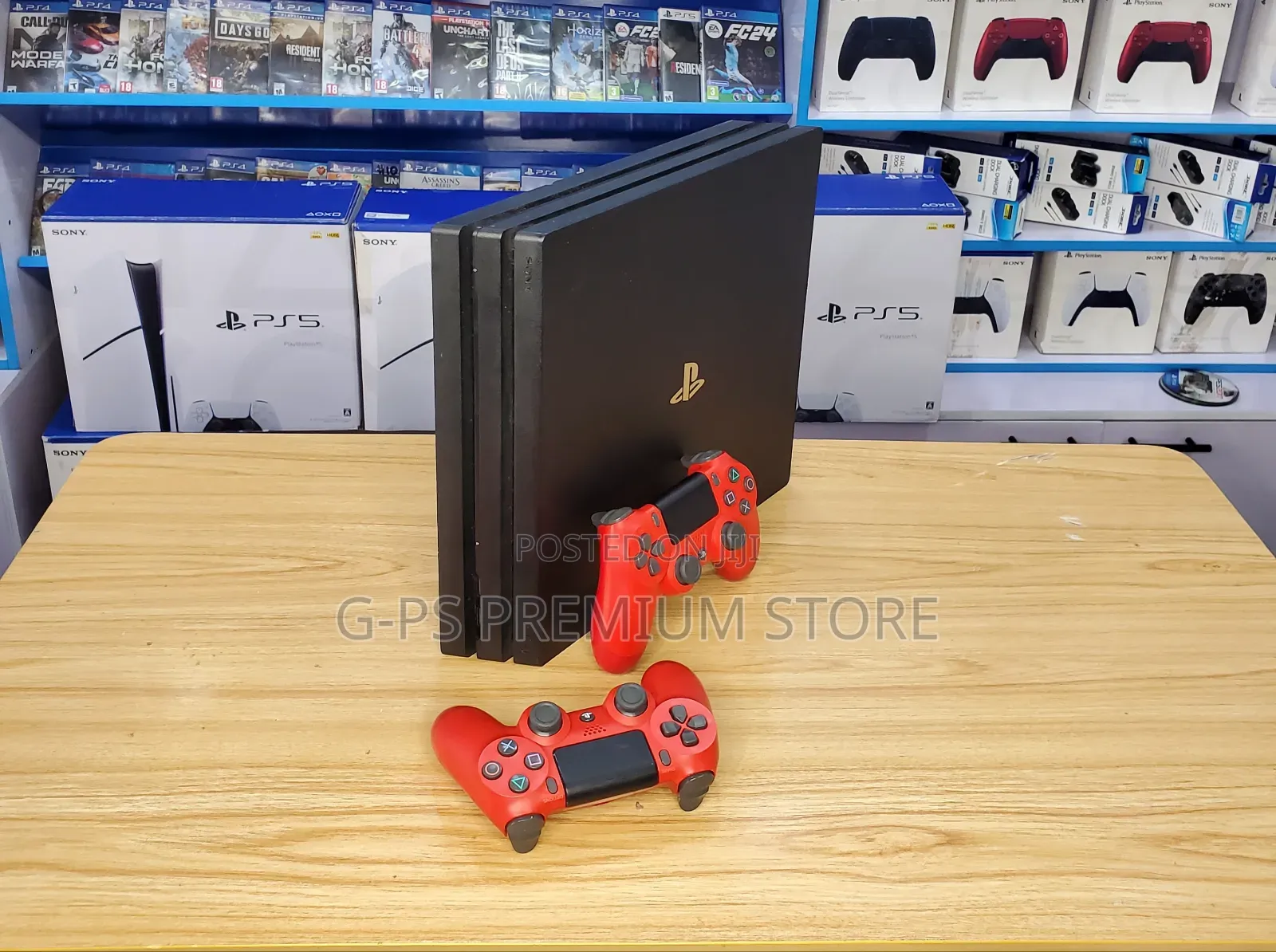 PlayStation 4 Pro (FC 26 እና 5 ጌሞች የተጫኑበት)