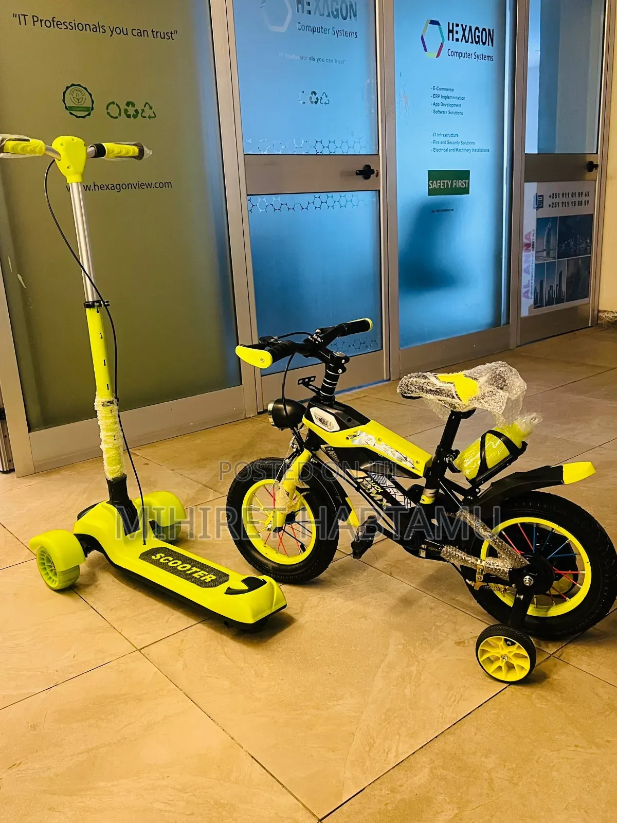 Scooter) እና BMX ብስክሌት!