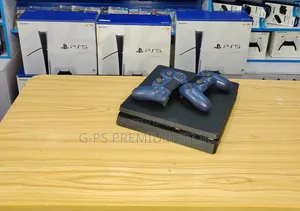 PlayStation 4 Slim (FC 26 እና 5 ጌሞች የተጫኑበት)