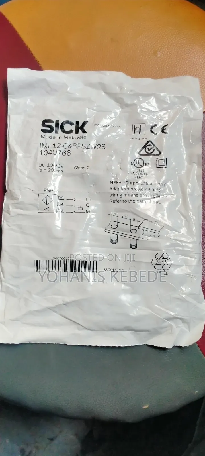 SICK IME12-04BPSZW2S Inductive Proximity Sensor (Part Number: )