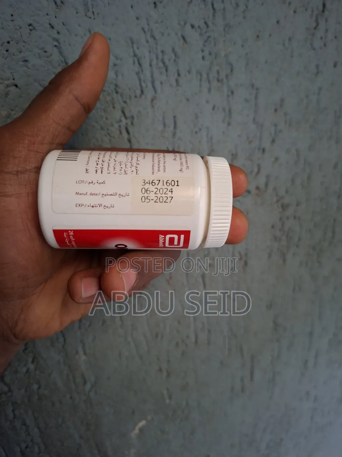 Omacor 1000 Mg (Manufactured by Abbott).