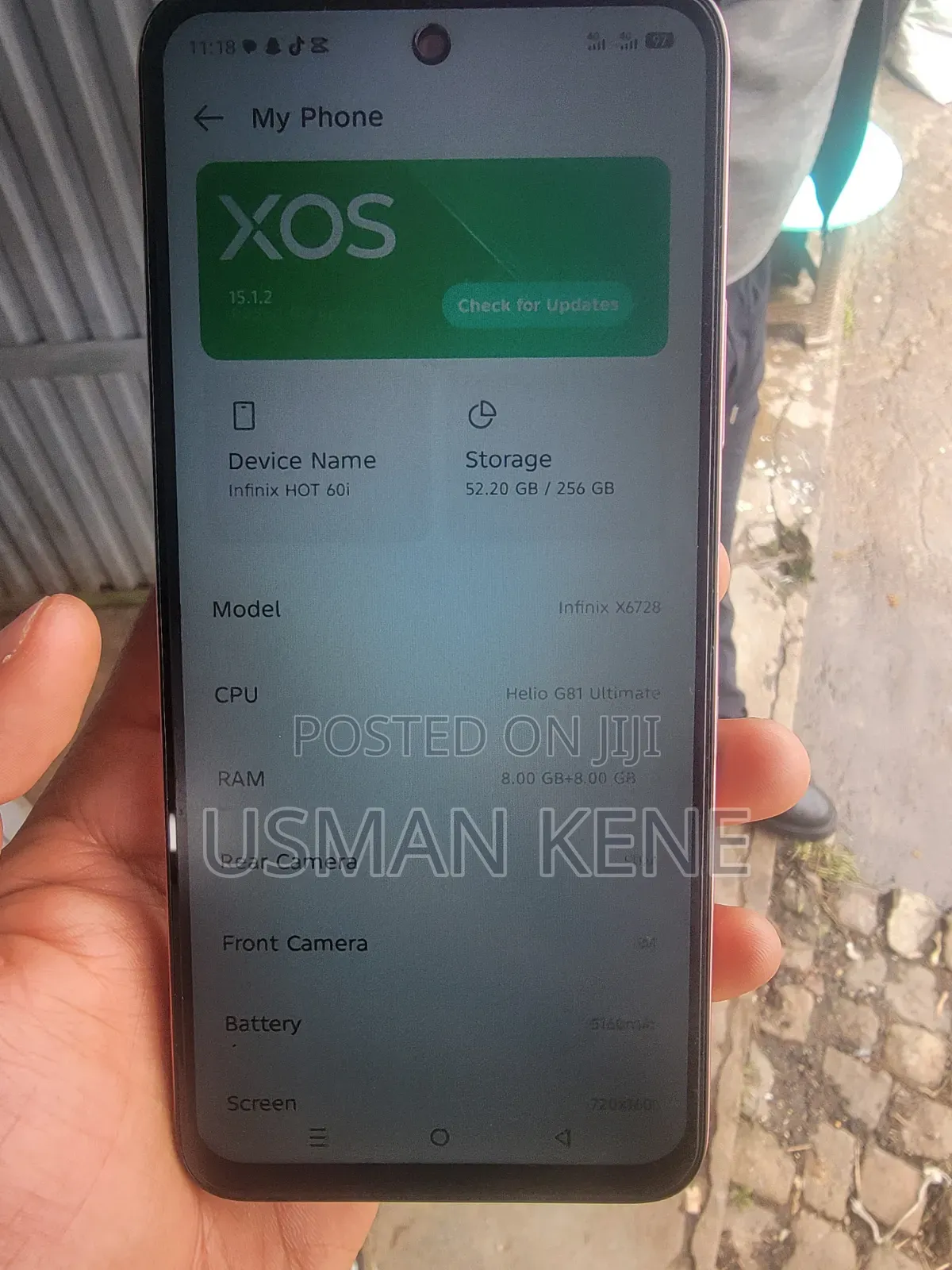 Infinix Hot 60i 256 GB Pink