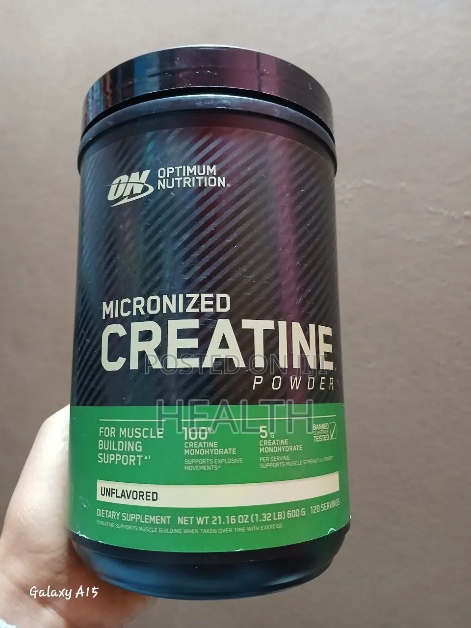 5g 120 Servings Micronized Creatine Monohydrate