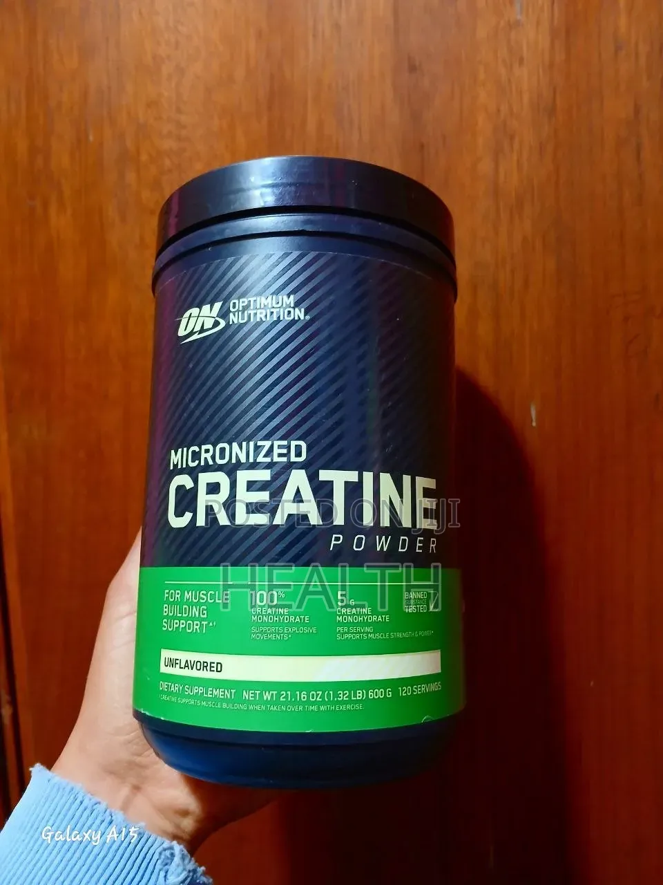 Optimum Nutrition's 600gm Best Micronized Creatine 120 Servings