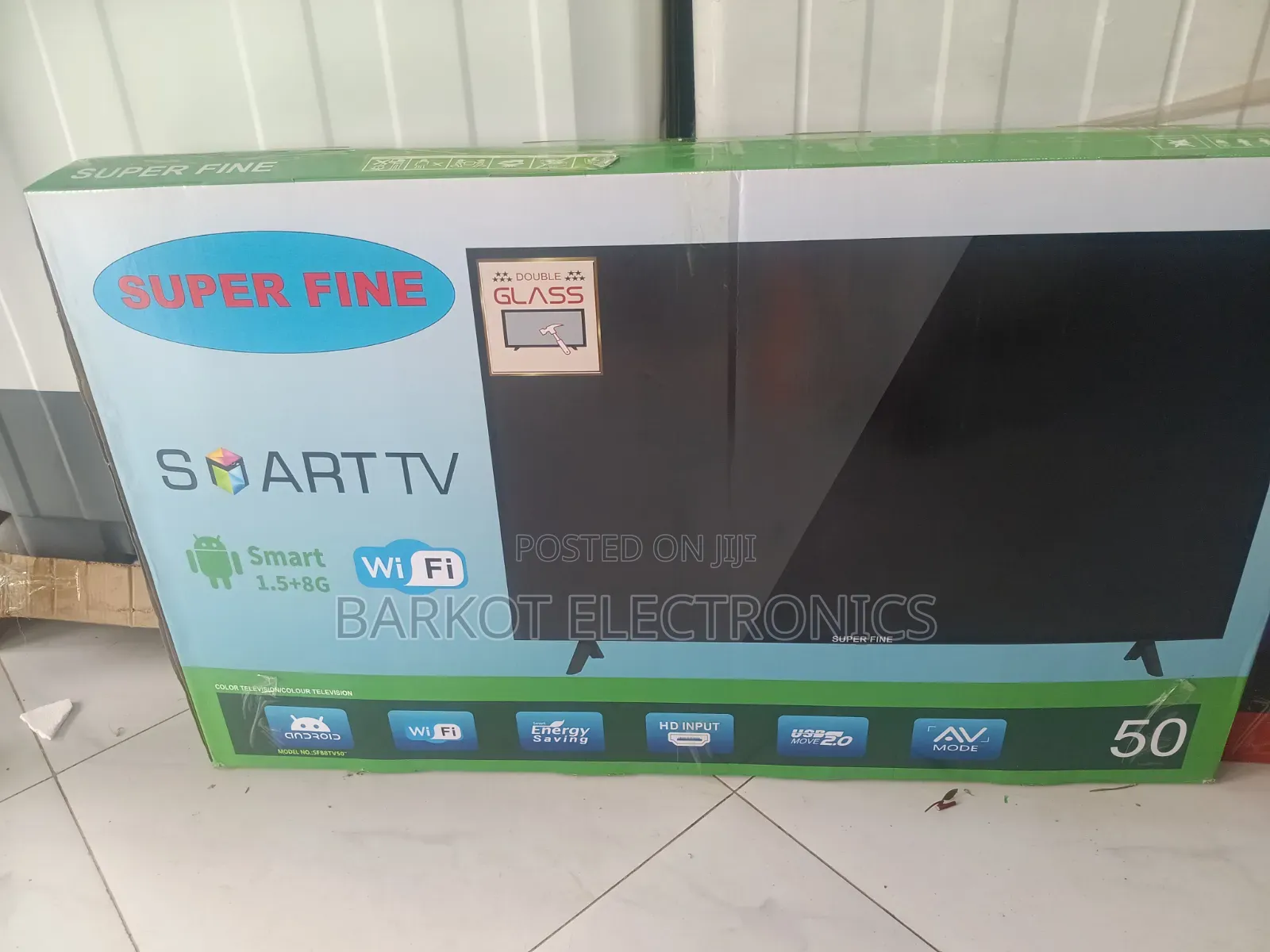 Sper Fine Smart Led TV 50 Inch Andraid Doubel Gelass Screen 2026 Mo