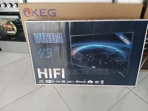 Vinda Smart Led TV 43 Inch Andraid Doubel 2026 Hi Fi Speaker New