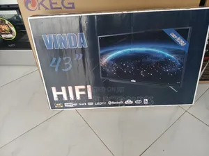 Vinda Smart Led TV 43 Inch Andraid Doubel 2026 Hi Fi Speaker New