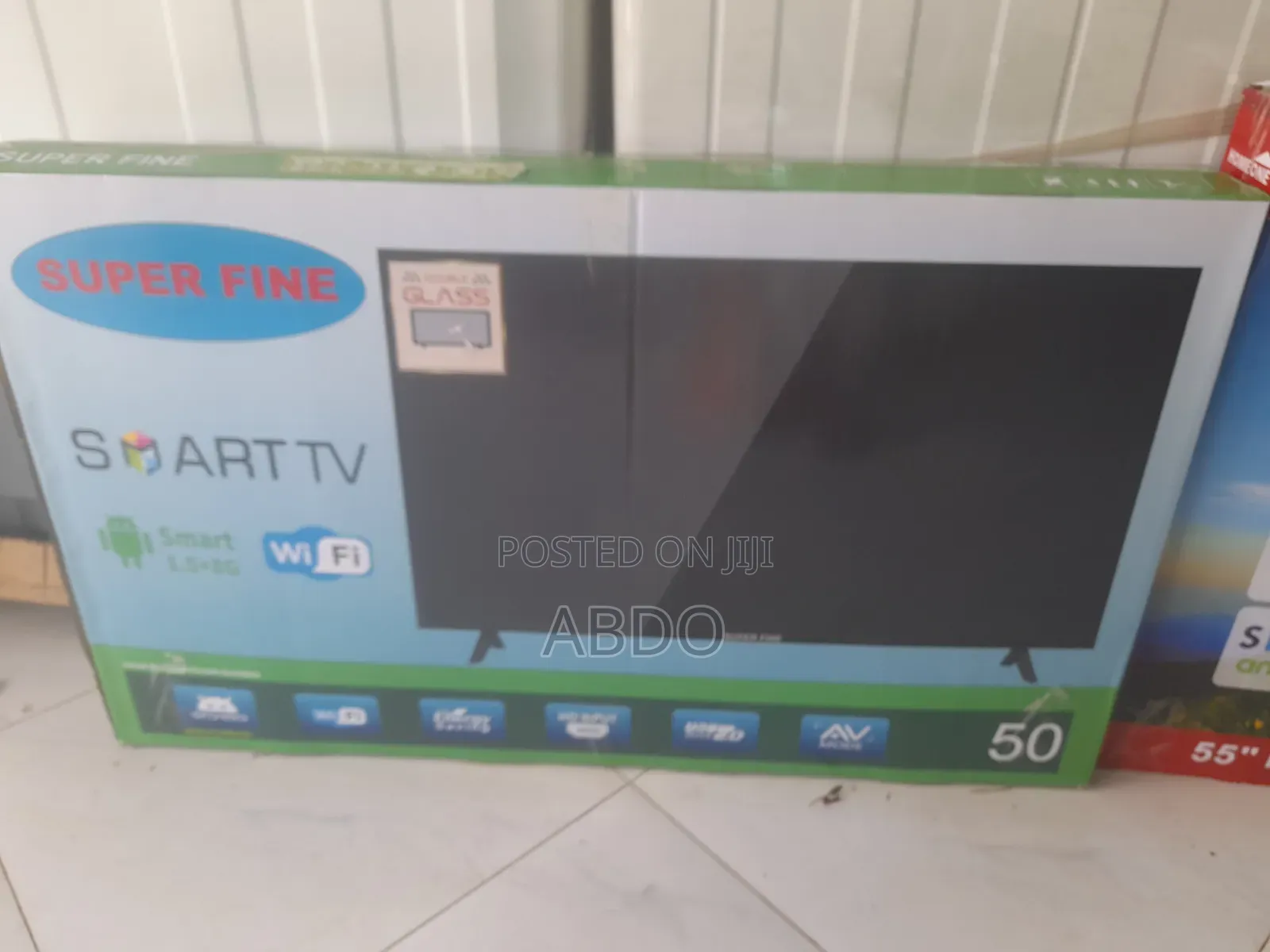 Super Fine Smart Led TV 50 Inch Andraid Doubel Gelass 2026 Quality