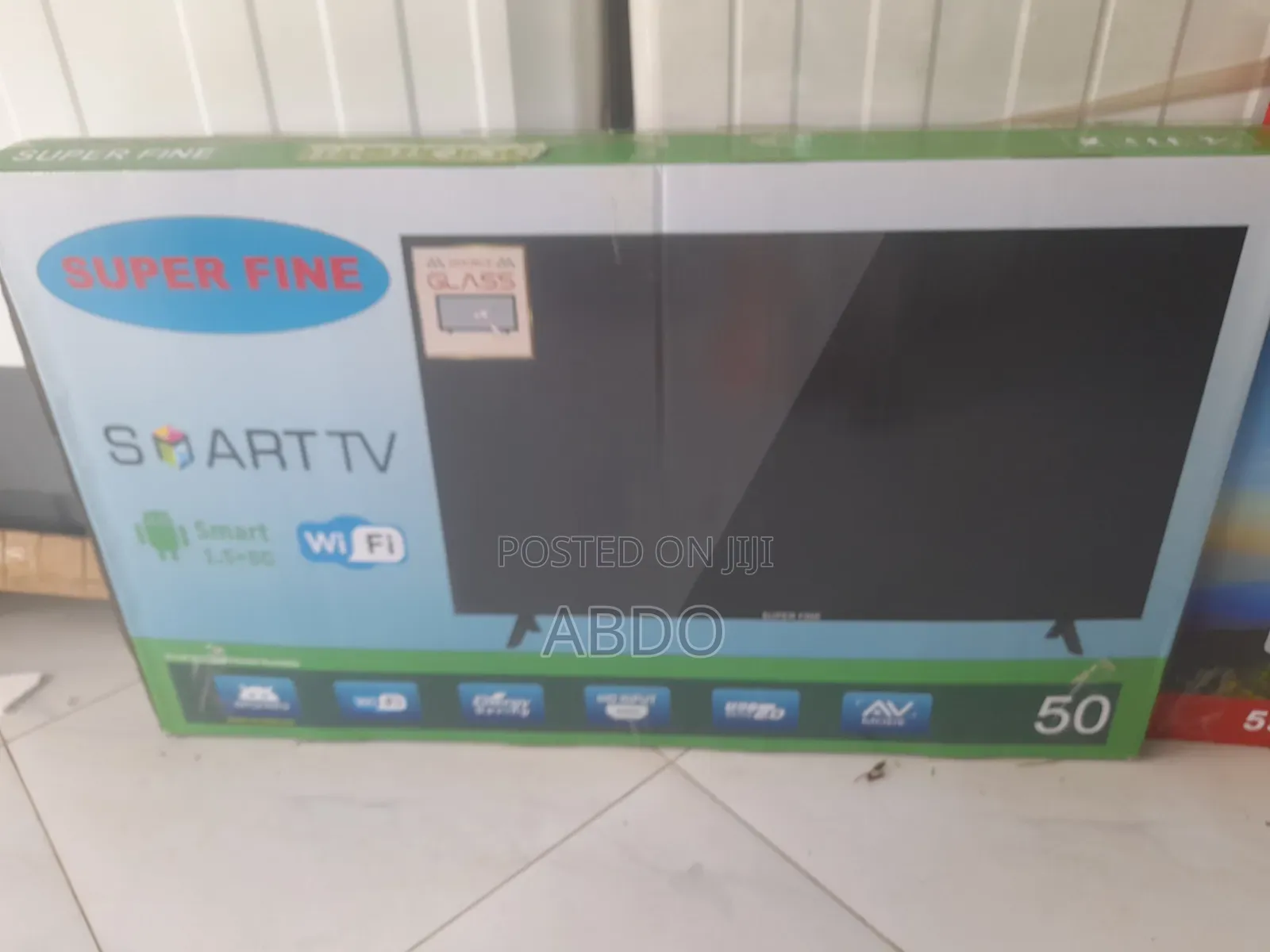 Super Fine Smart Led TV 50 Inch Andraid Doubel Gelass 2026 Quality
