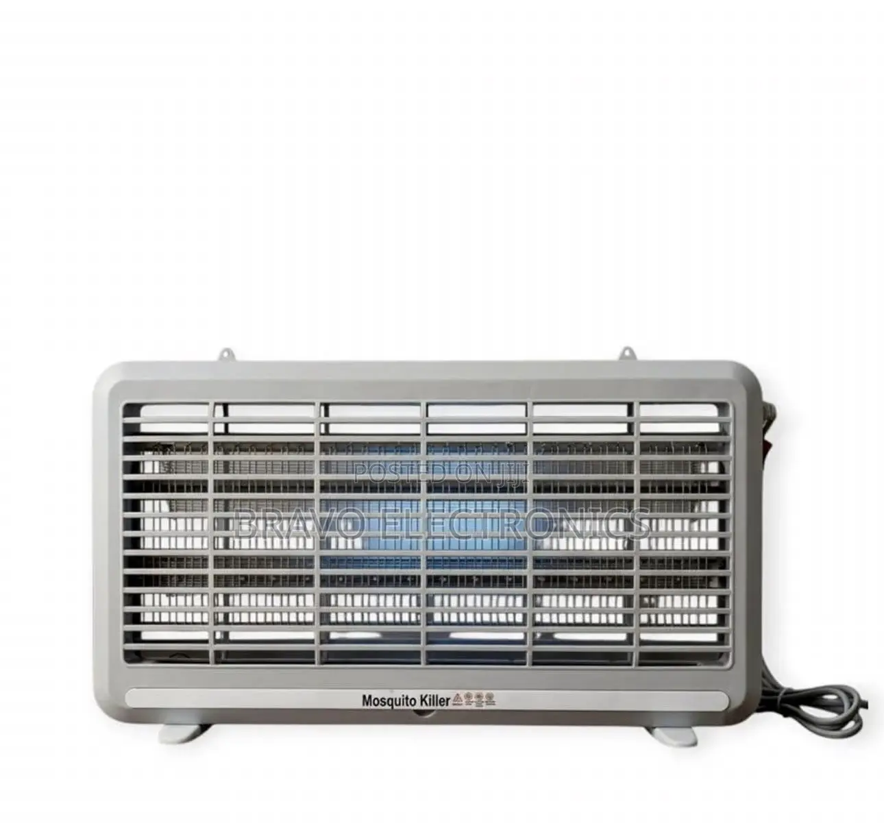 Electric Insect Killer Featuring Blue UV-A Lamps Attracting Pests