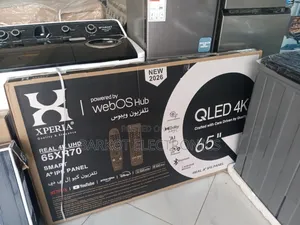 Xperia Smart Qled TV 65 Inch Andraid Framless 2026 Hifi Speaker