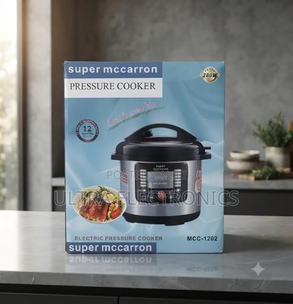 Super McCarron McC-1202 Electric Pressure Cooker 12l – 2800w