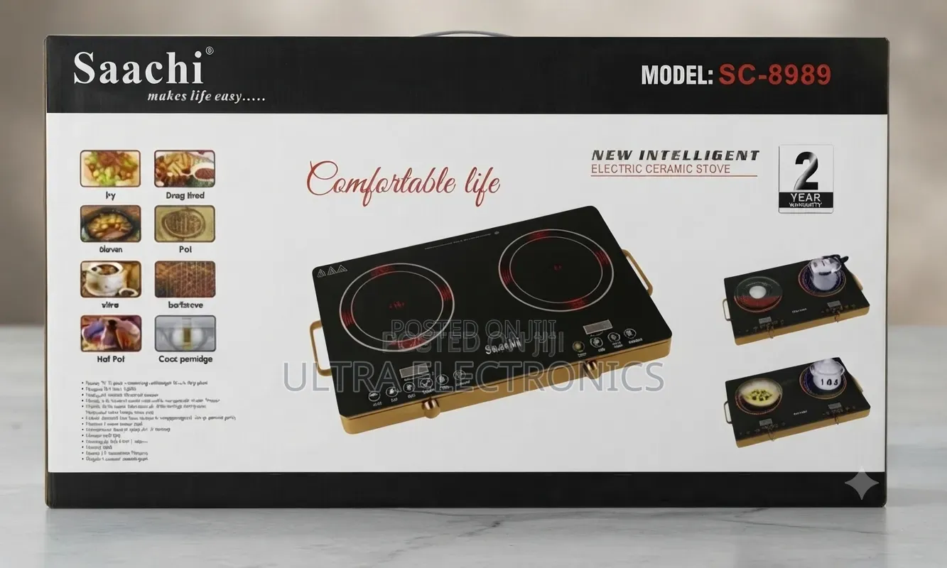 Saachi Ceramic Electric Stove ለቤትዎ የሚመች ዘመናዊና ምቹ የማብሰያ ምርጫ!
