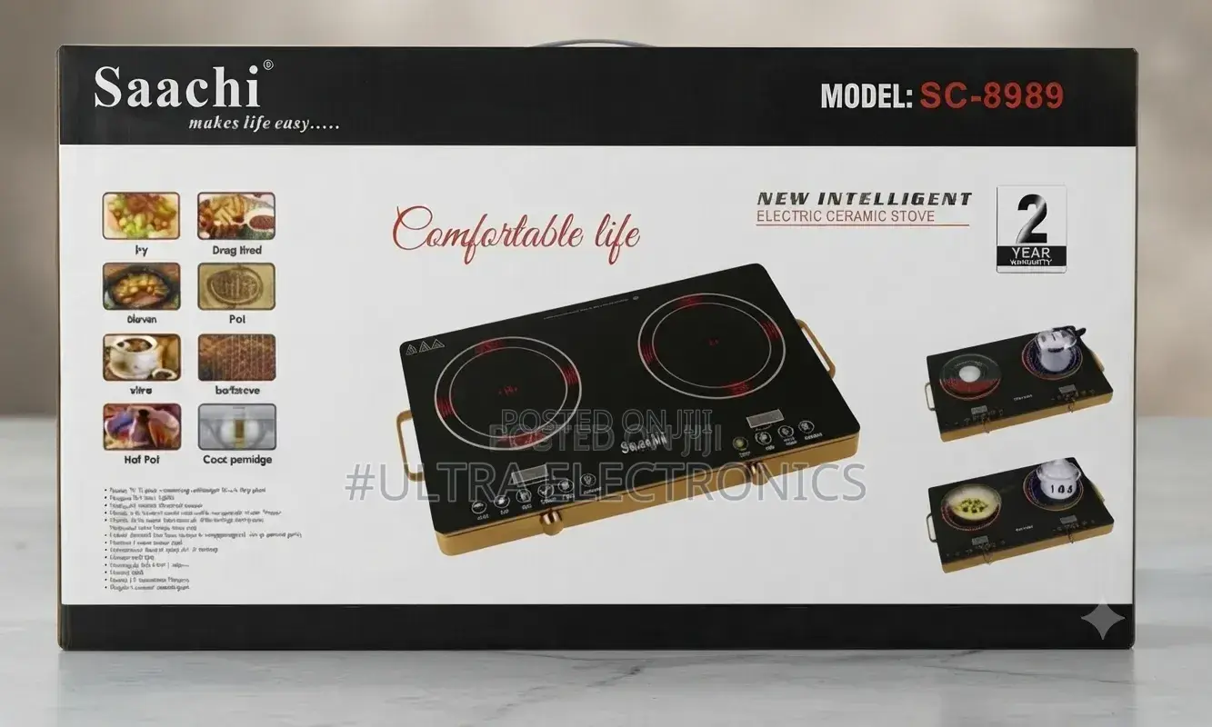 Saachi Ceramic Electric Stove ለቤትዎ የሚመች ዘመናዊና ምቹ የማብሰያ ምርጫ!