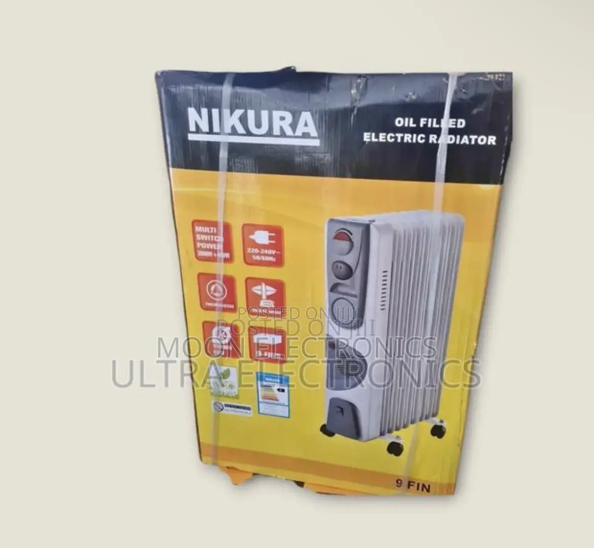 Nikura 9-Fin Oil Filled Heater