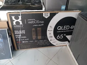 Xperia Smart Qled TV 65 Inch Websos TV 2026 Model Hifi Speaker