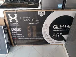 Xperia Smart Qled TV 65 Inch Websos TV 2026 Model Hifi Speaker
