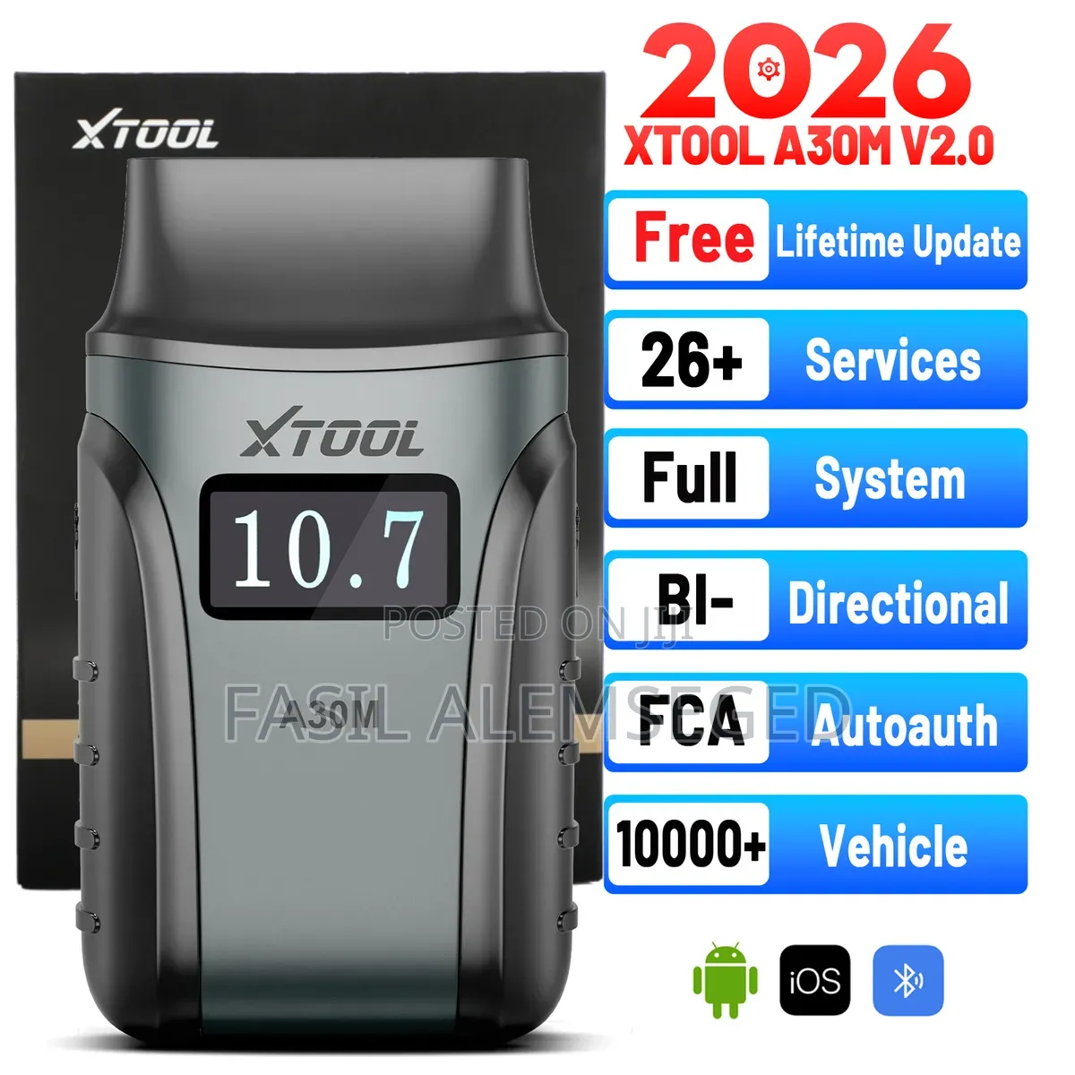 2026 XTOOL Anyscan A30M [Lifetime Update]