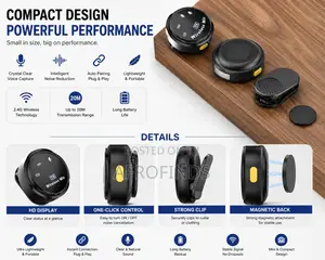 Q8 2.4GHz Wireless Mic: Noise-Canceling Plug-and-Play!