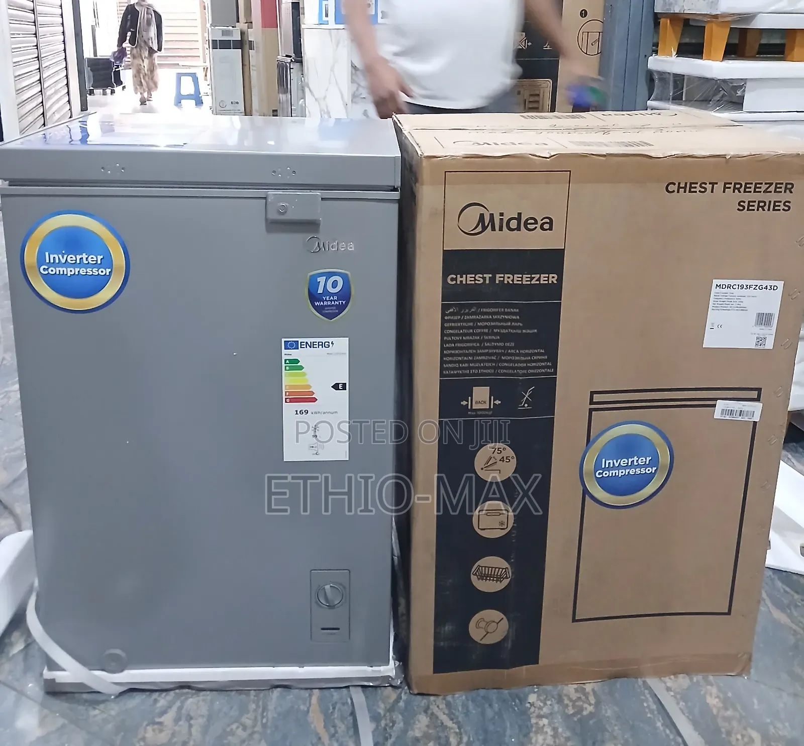 Midea Chest Freezer Model 193