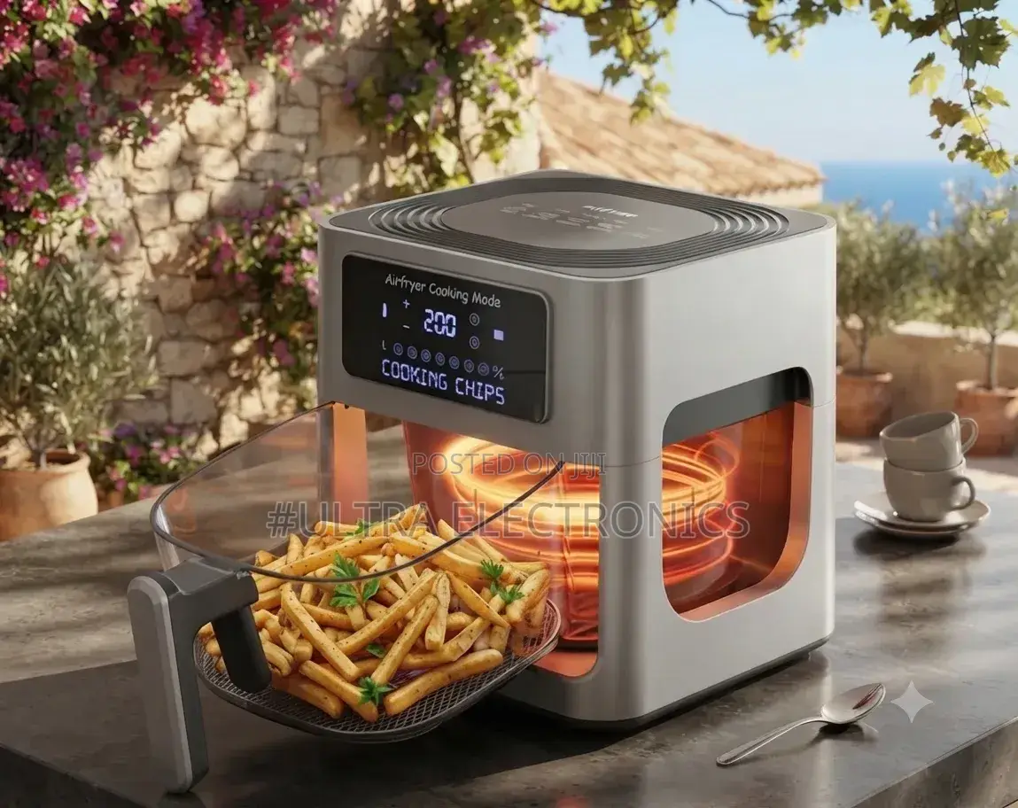 Sutai 8l Digital Air Fryer ጣፋጭና ክሪስፒ ምግቦችን በትንሽ ዘይት ለማዘጋጀት የሚያስችል