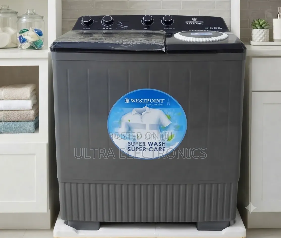 WESTPOINT 14KG Washing Machine – Powerful Twin Tub | Double Motor