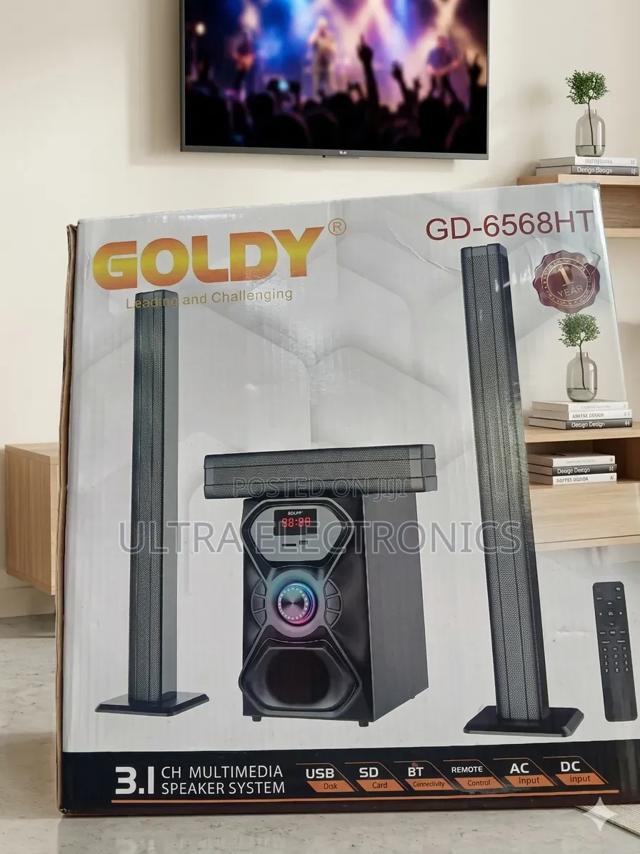 GOLDY GD-6568HT 3.1CH Multimedia Speaker System