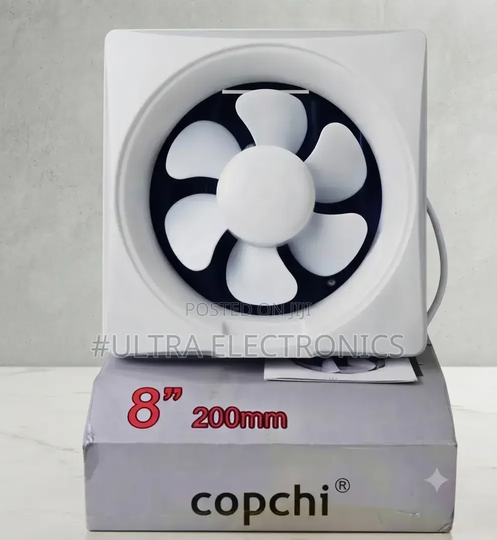 COPCHI Ventilator – 8′′ / 200mm ኃይለኛ የአየር ማስወጫ ፋን ለኩሽና፣ መታጠቢያ ቤት፣ ቢሮ