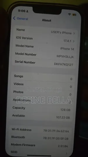 Apple iPhone 14 128 GB
